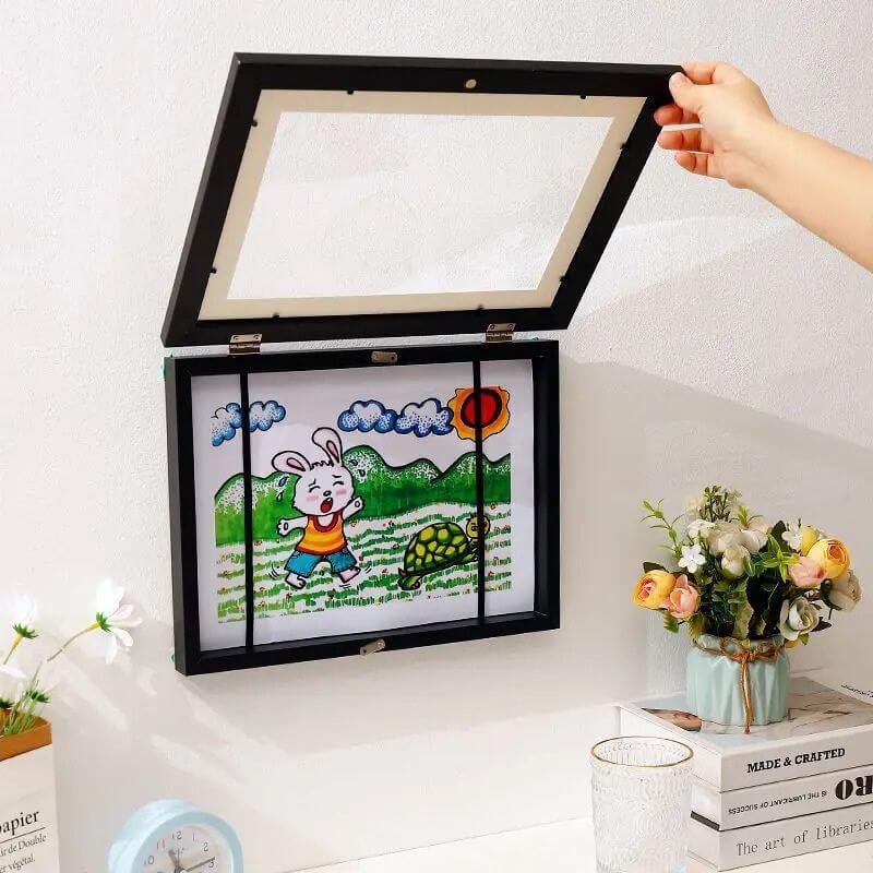 cadre dessin enfant mur decoration