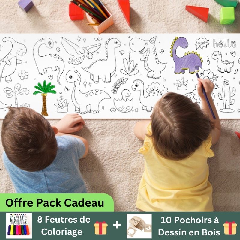 Coloriage géant |Rouleau Graffiti 3m