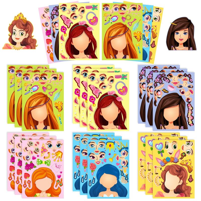 gomettes princesse mignon pack 24