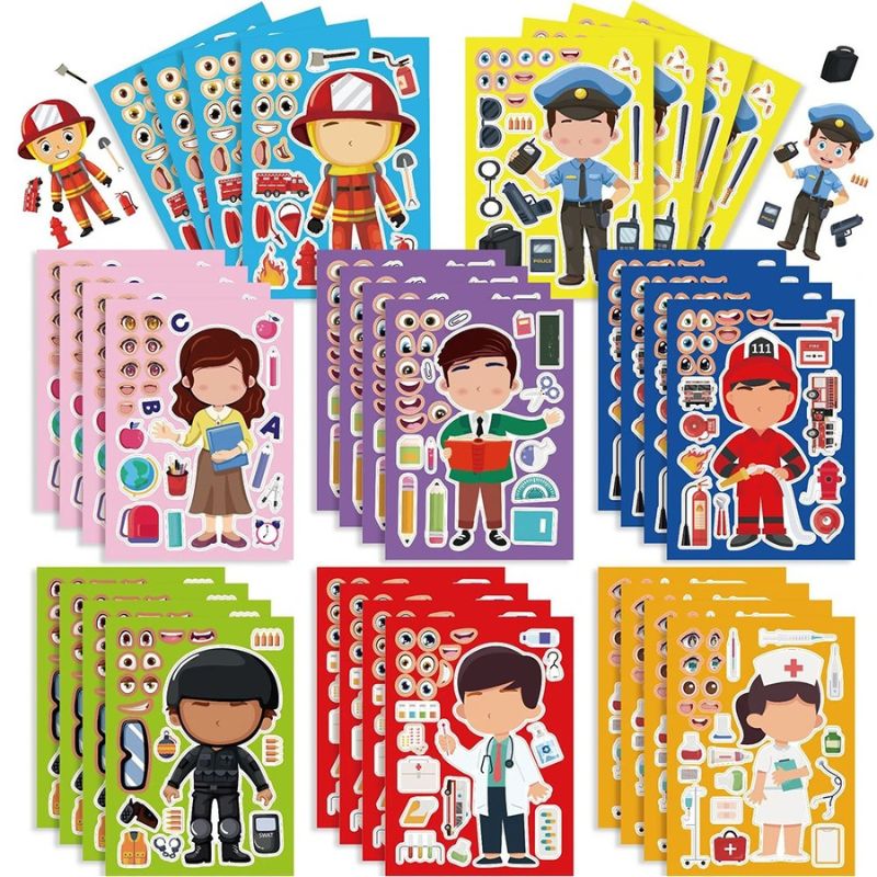 gomettes profession pack 24 autocollants