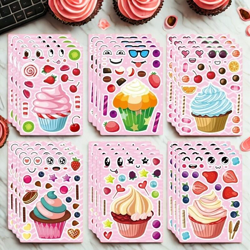 gommette cupcake pack 24