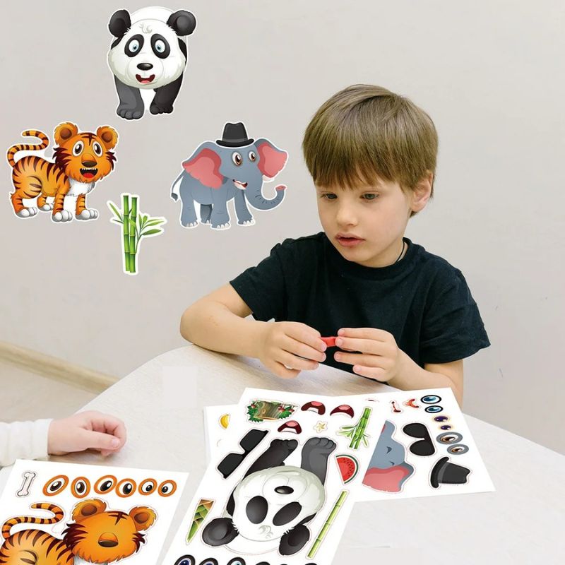 gommettes enfant reflechit activite