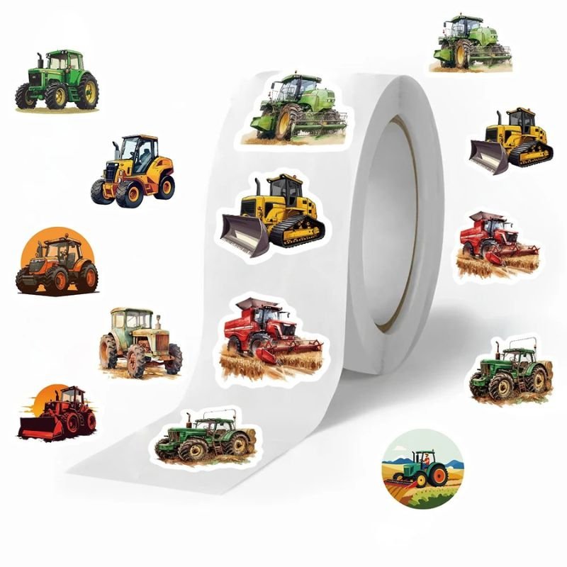 gommettes loisir creatif enfant chantier