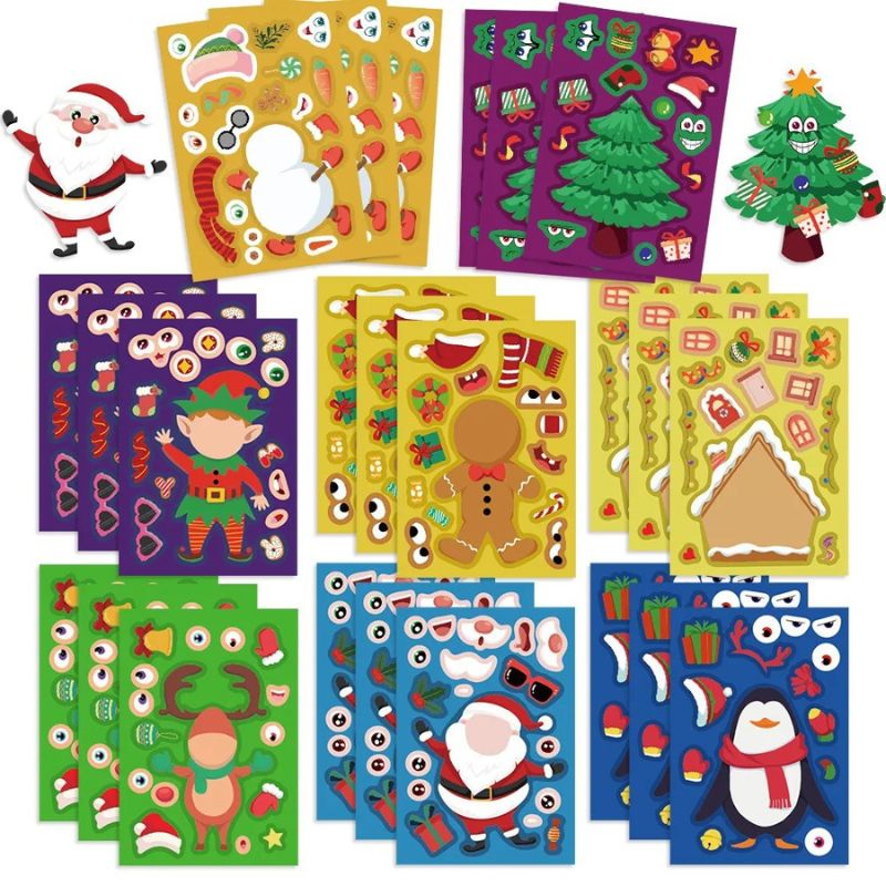 pack 24 feuilles gommette