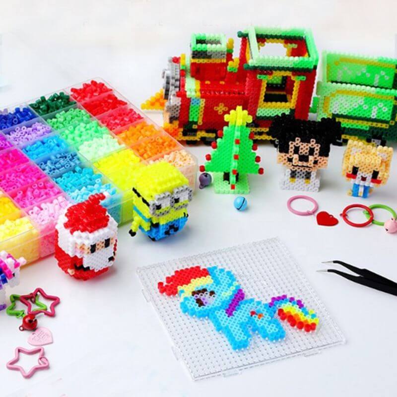 perle a repasser couleurs vives creativite