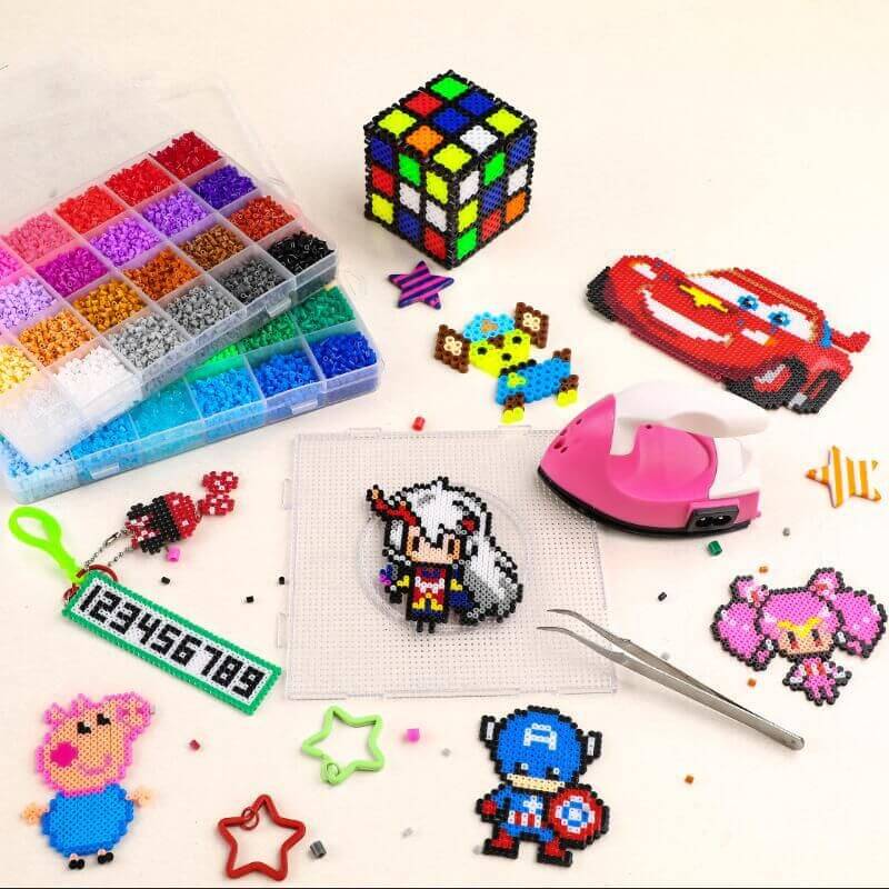 perle a repasser perles multicolores