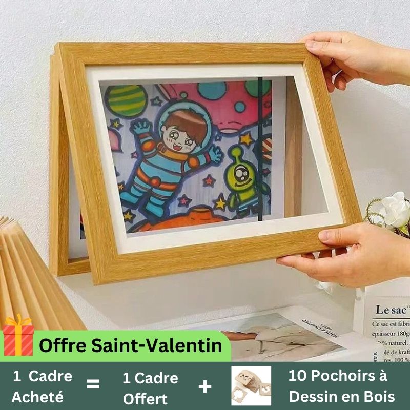 Cadre d'Art™ | Valorisez la Créativité de Votre Enfant