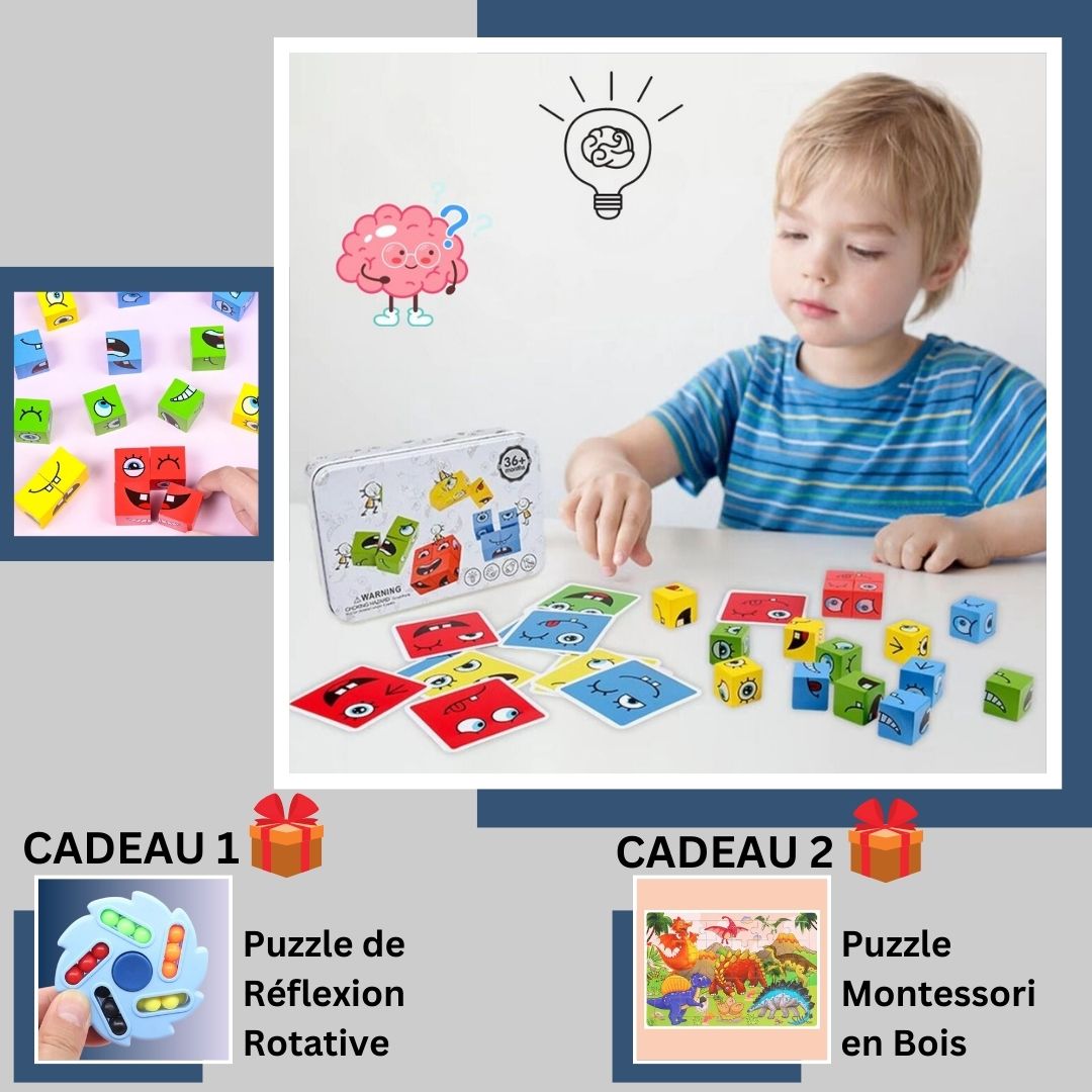 Puzzle d'Expression™ | Stimule le développement cérébral