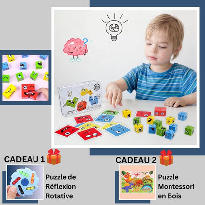 Puzzle d'Expression™ | Stimule le développement cérébral