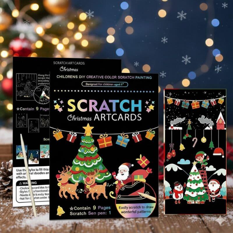 carte a gratter noel