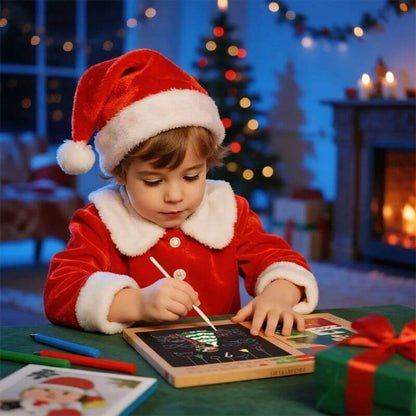 carte a gratter pour enfant noel