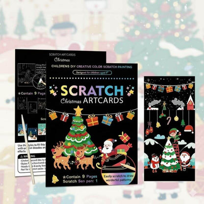 carte a gratter surprise noel