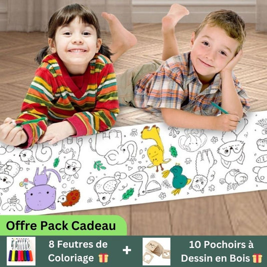 coloriage geant animaux a colorier