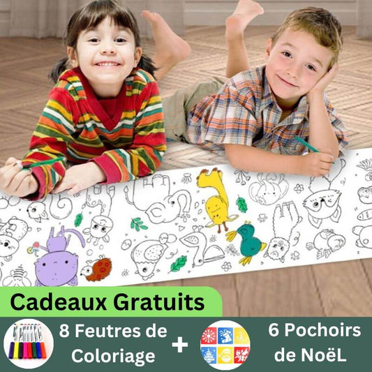 coloriage geant grand format enfant