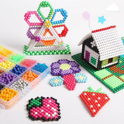 creation 3d perles a repasser