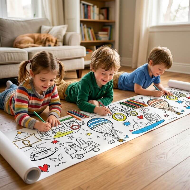 enfants coloriage geant grand format