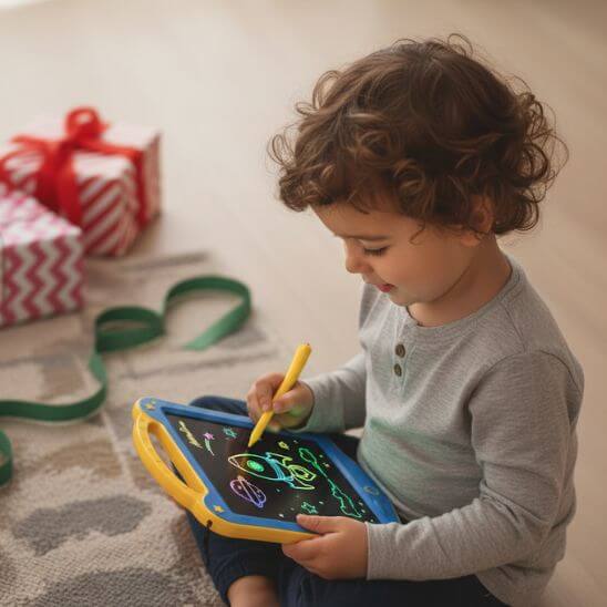 garcon reception cadeau noel ardoises magiques