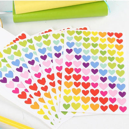 gommette ronde coeur pochette loisir creatif