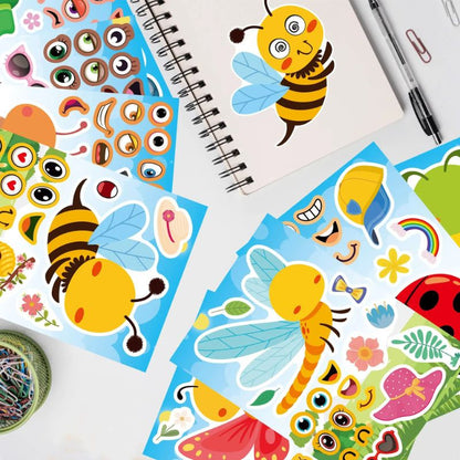 gommettes pack 6 insectes