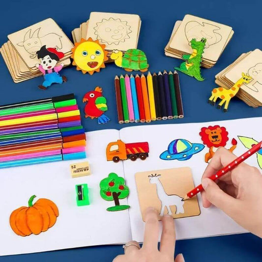 pochoir pour dessiner enfant activite creatif