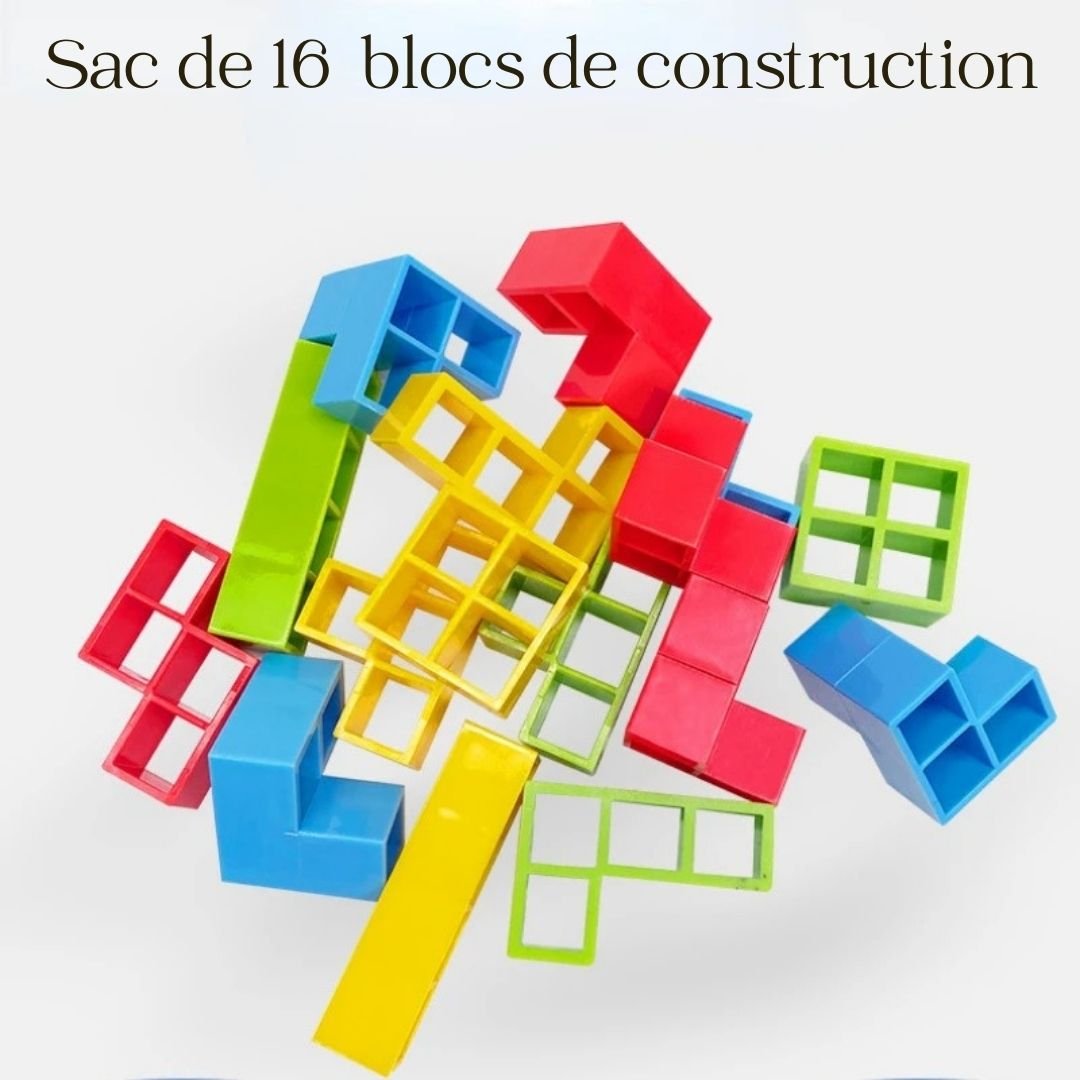 Puzzle d’équilibre en blocs de construction empilables - Equilibro™ - Joujoutterie
