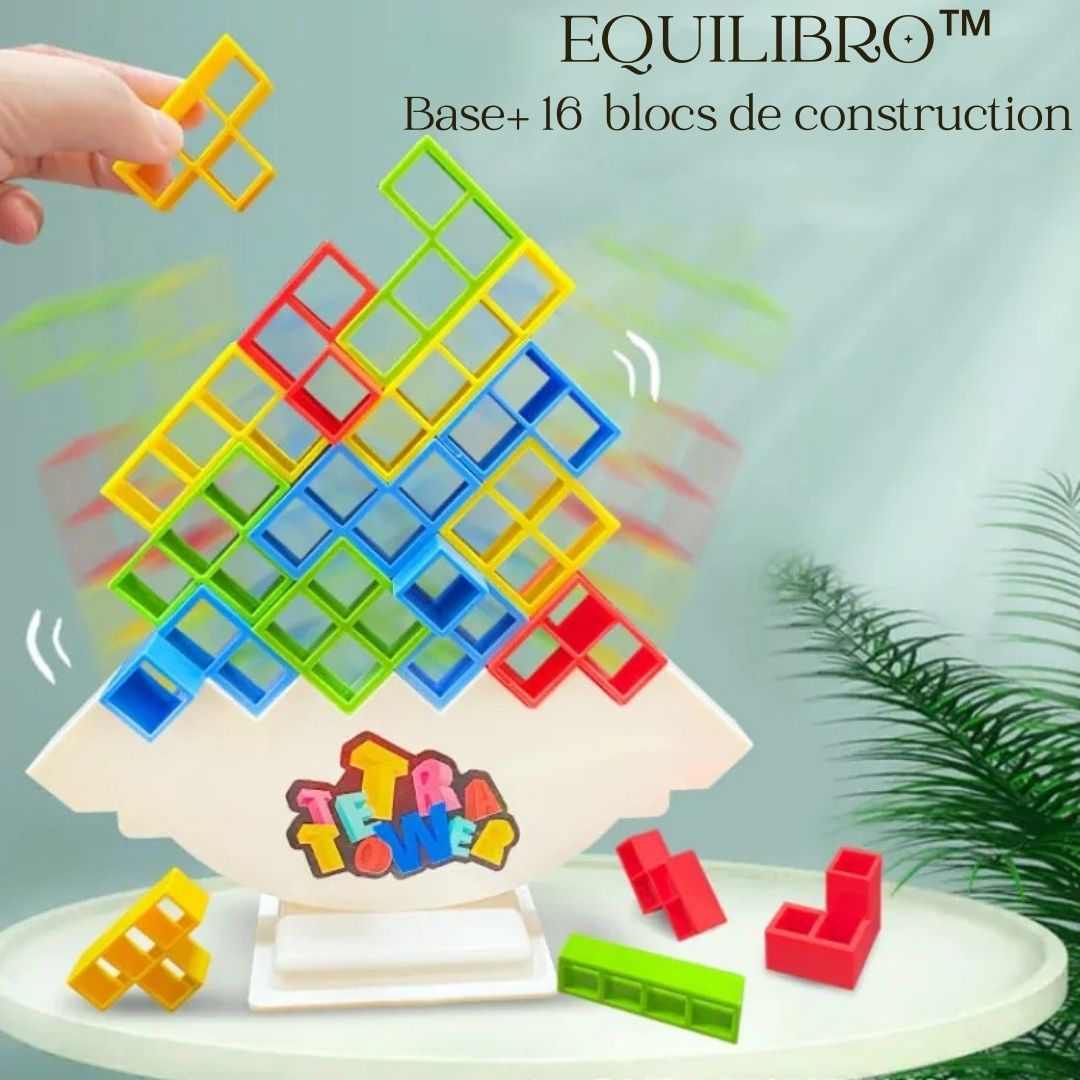 Puzzle d’équilibre en blocs de construction - Equilibro™ - Joujoutterie